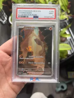 2023 Pokemon Charmander Illustration Rare Holo SV151 168/165 PSA 9 MINT - Image 1