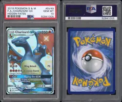 PSA 10 Charizard GX SV49/SV94 S&M Hidden Fates Pokemon English Shiny Vault Gem - Image 3