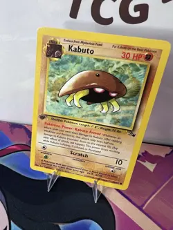 1999 Pokemon Fossil 1st Edition Kabuto #50/62 - Image 2