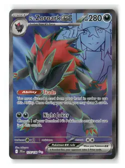 N's Zoroark ex 175/159 Ultra Rare Journey Together Pokemon Near Mint - Image 1