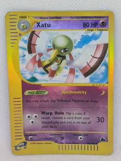 Xatu 35/144 Skyridge Reverse Holo Rare Pokemon TCG Nintendo vintage e-reader - Image 1
