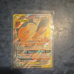 Pokemon Eevee & Snorlax GX TAG TEAM Promo Holo SM169 GX - Image 1