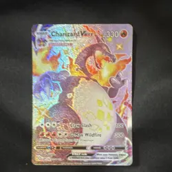 Pokemon Charizard VMAX SV107/SV122 Shining Fates Shiny Holo Full Art HP330 - Image 1