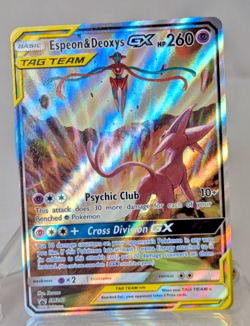 Pokemon - Espeon & Deoxys - GX SM240 - SM Promo - Tag Team - Image 1