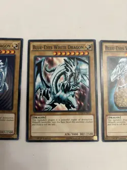 Yu-Gi-Oh Blue-Eyes White Dragon LDK2-ENK01 1st Edition Lot x3 - Image 3