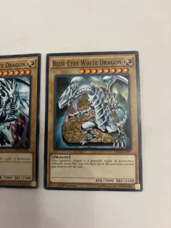 Yu-Gi-Oh Blue-Eyes White Dragon LDK2-ENK01 1st Edition Lot x3 - Image 4
