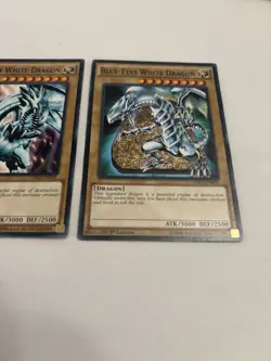 Yu-Gi-Oh Blue-Eyes White Dragon LDK2-ENK01 1st Edition Lot x3 - Image 5