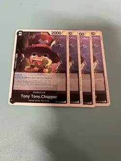 One Piece Adventure on Kami’s Island OP-15 Tony Tony Chopper Rare OP15-085 Set - Image 1