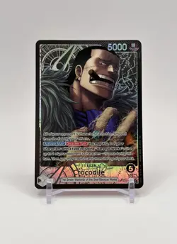 One Piece TCG Crocodile Alt Art Leader OP14-079 The Azure Sea’s Seven English - Image 1