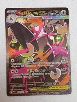 Pokemon Mega Lopunny EX 128/094 SIR Phantasmal Flames Holo Card - Image 1