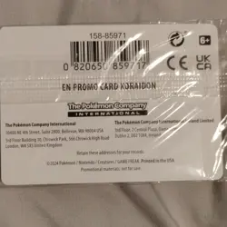 Pokemon Koraidon 119/162 SV05 Temporal Forces Holo Stamped Promo GameStop Card - Image 3