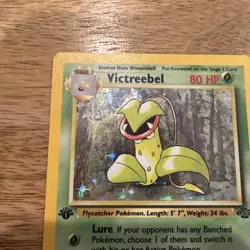 Pokemon TCG Victreebel Jungle Holo Card 14/64 1st Edition Rare - Image 2