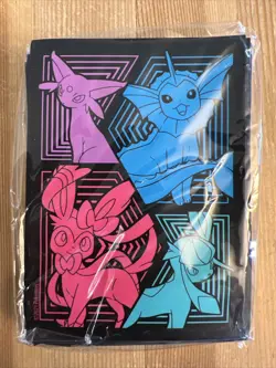 VAPOREON ESPEON GLACEON SYLVEON - 65 POKEMON CARD SLEEVES - ETB EVOLVING SKIES - Image 1