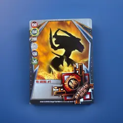 Bakugan Gundalian Invaders VR Arena #1 🥈 Silver Gate Card 1/48a Ser# Leefram - Image 1