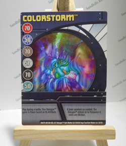 Bakugan Card - Colorstorm - Blue Ability Card - BA475 - 36/48i - 2008 - Image 1
