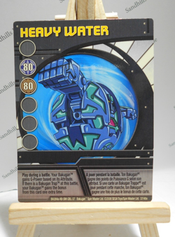 Bakugan Card - Heavy Water - Blue Ability Card - BA384a - 37/48e - 2008 - Image 1