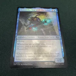 ~ Donatello, Way with Machines ~ NM Foil ~ Teenage Mutant Ninja Turtles ~ MTG ~ - Image 1