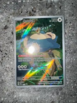 Pokemon TCG Cards Snorlax SVP051 Illustration Rare Black Star Promo Holo SEALED - Image 3