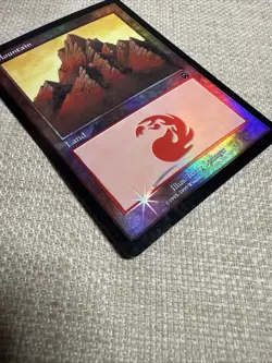 X2 Mountain (343) FOIL Mercadian Masques Basic Land MAGIC CARD LP - Image 3