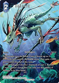 Sahagin (Full Art) - Near Mint Foil Final Fantasy TCG - Image 1