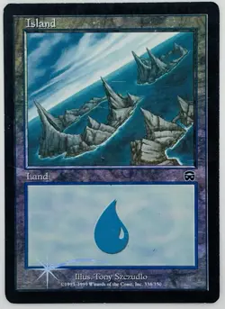 MTG Island (338) Mercadian Masques Foil - Image 1