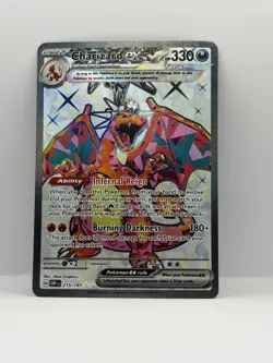 Pokemon TCG Obsidian Flames Charizard EX 215/197 Ultra Rare - Image 1