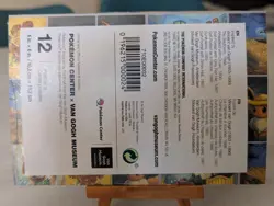 Pokemon Center X Van Gogh Museum Full Set Postcard Sealed - Image 2