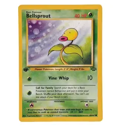 Pokemon Bellsprout 49/64 1st Edition Jungle Set WOTC Near Mint Vintage Card - Image 1