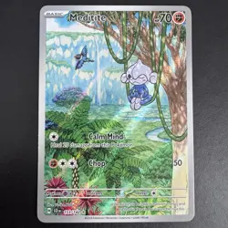 Pokemon TCG - Meditite 153/142 Stellar Crown - Illustration Rare Holo - NM - Image 3
