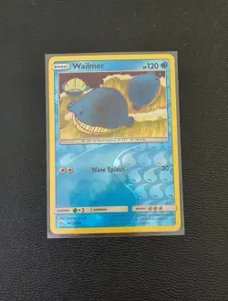 Wailmer 45/236 Reverse Holo Card Sun & Moon - Cosmic Eclipse Pokemon TCG - Image 1