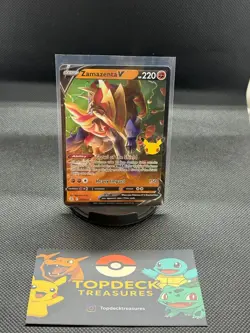 Zamazenta V 018/025 Holo Rare V Celebrations Pokemon Near Mint - Image 1
