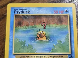Pokemon Wotc Black Star Promo # 20 Psyduck,,not played - Image 2