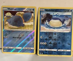 Wailmer 45/236 Reverse Holo Cosmic Eclipse ~Tomokazu Komiya Pokemon 031/185 - Image 1