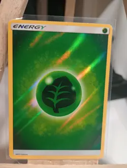 Grass Common Sun & Moon Pokemon TCG Reverse Holo Near Mint - Image 1