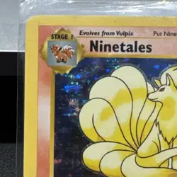 Ninetales 12/102 - Pokemon Base Set (Shadowless) Holo - Image 2