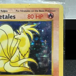 Ninetales 12/102 - Pokemon Base Set (Shadowless) Holo - Image 3