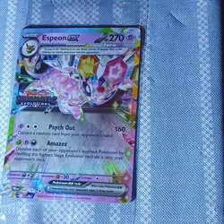 Pokemon TCG Espeon ex Prismatic Evolutions Promo EX 034/131 270 HP Sealed Pack - Image 1