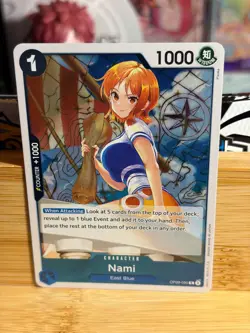 NAMI (050) OP09-050 Emperors in the New World Rare Foil One Piece TCG Near Mint - Image 1