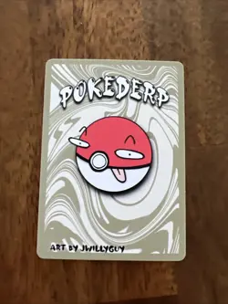 1st Edition Pokederp 2 Poinky - Clefable 36/38 Custom Derpy Card Pokemon - Image 2