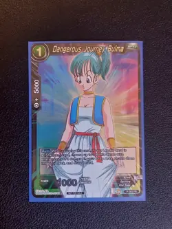 Dangerous Journey Bulma P-083 Promo Foil Dragon Ball Super Card Game | NM - Image 1