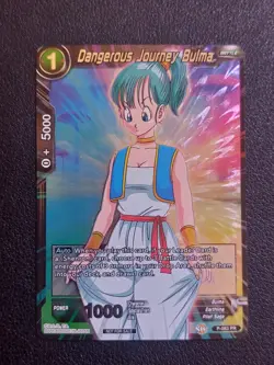 Dangerous Journey Bulma P-083 Promo Foil Dragon Ball Super Card Game | NM - Image 2