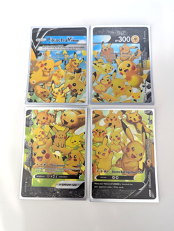 Pikachu V-Union [Set of 4] SWSH: Sword & Shield Promo Cards Holo - Image 1