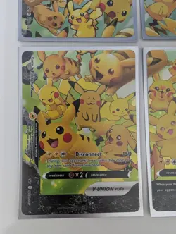 Pikachu V-Union [Set of 4] SWSH: Sword & Shield Promo Cards Holo - Image 3