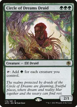 1x Circle of Dreams Druid NM Eng MTG - Adventures in the Forgotten Realms - Image 1