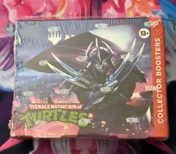 New Sealed MTG Magic The Gathering TMNT Ninja Turtles Collector Booster Box x1 - Image 1
