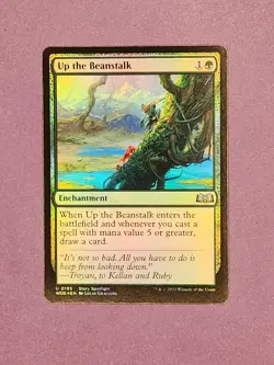 Up the Beanstalk - FOIL - WOE 0195 - Near Mint - Uncommon - FOIL Finish - MTG - Image 1