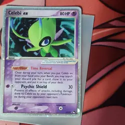 Celebi ex Ultra Rare EX Holo POP Series 2 017/017 80 HP 2005 Pokemon TCG - Image 1