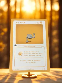 Lil Rock (Geodude) 4/38 - 1st Edition Pokederp Second Print Fan Art - Pokemon - Image 1
