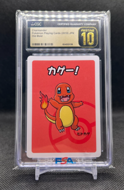 CGC 10 Pristine Charmander Old Maid 2019 Japanese Pokemon Card - Image 1