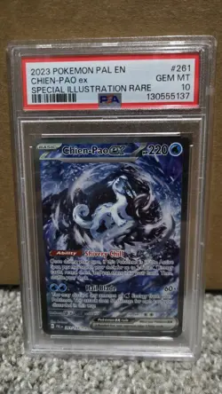 2023 Pokemon SV Paldea Evolved Chien-Pao ex #261/193 PSA 10 - Image 1